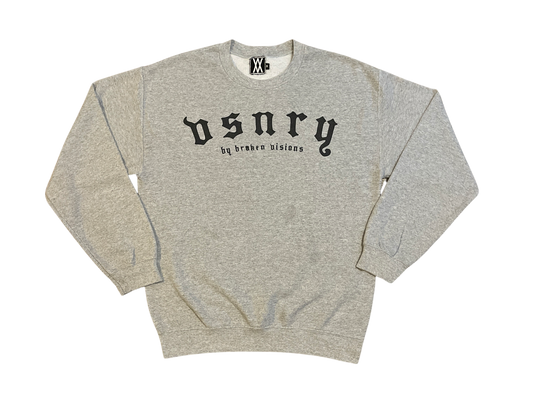 "VSNRY" Sweater - Vintage Gray